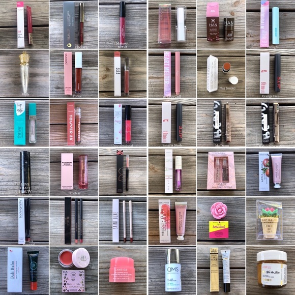 All Listed Individually -Lip Color & Care Products